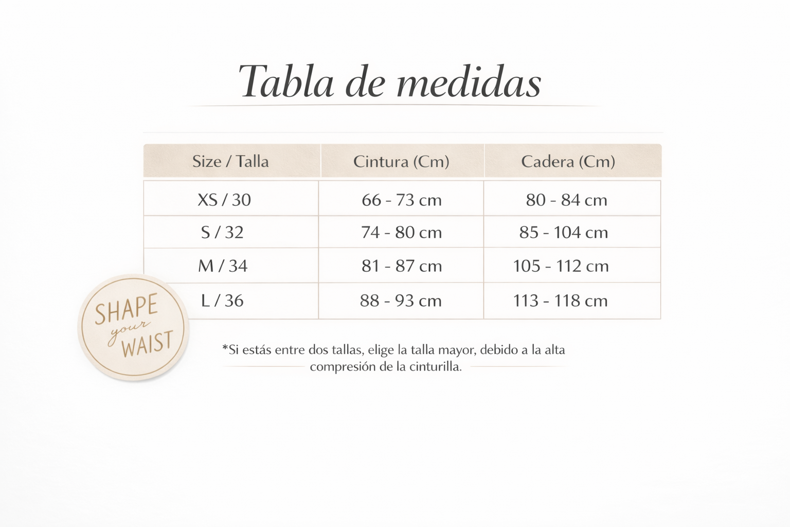 Faja Shape Your Waist